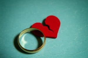 ring and heart broken